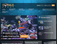 Tablet Screenshot of coralsdepot.com